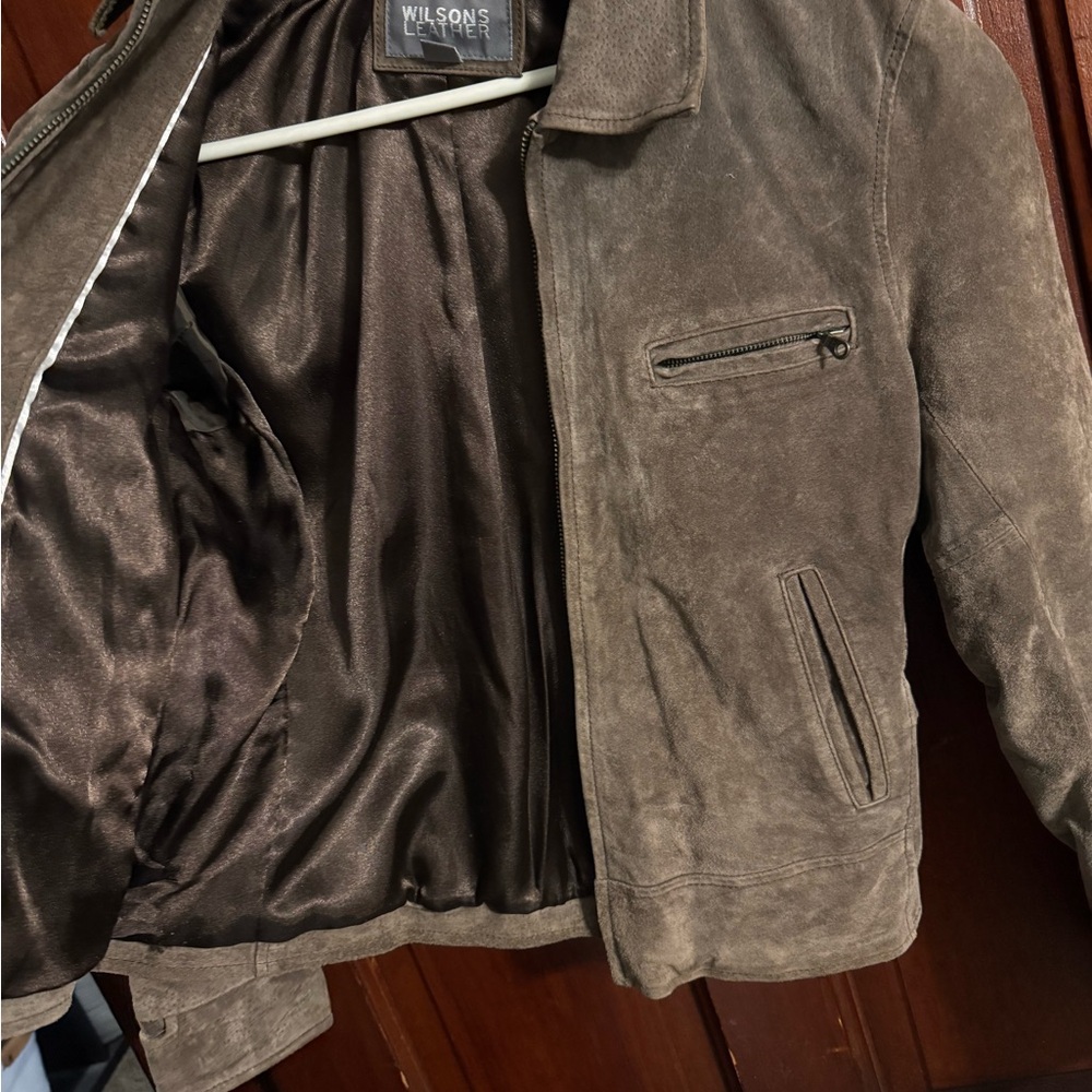 Wilson's Leather Brown Jacket - Picture 2 of 6